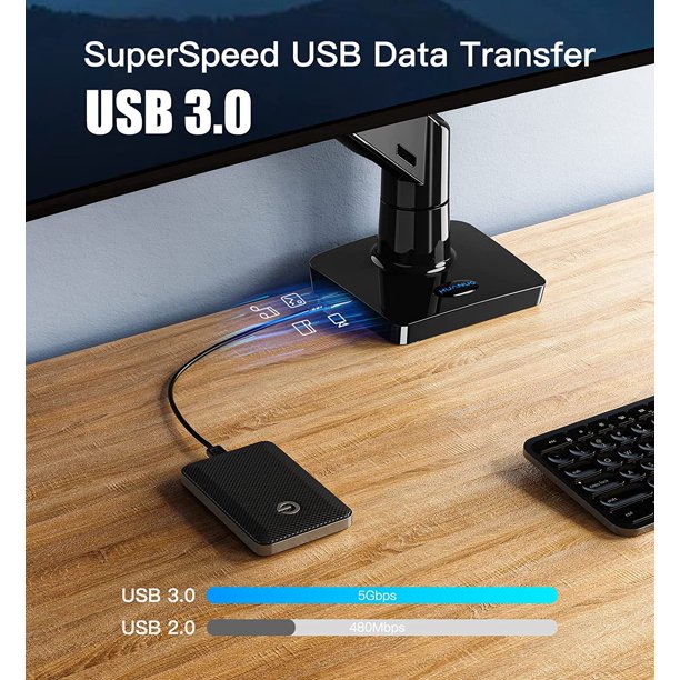 Myfurnideal Single Monitor Mount Stand for 13-35" Computer ScreenAdjustable Monitor Desk Stand with USB, Holds up to 26.4lbs - Walmart.com