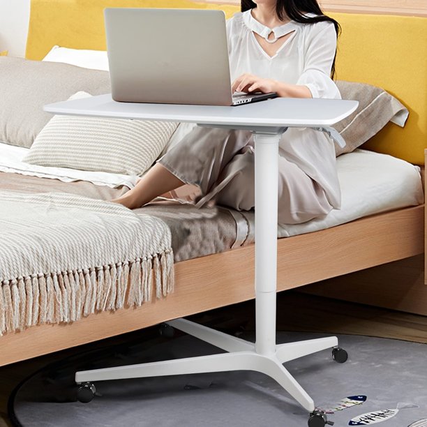 Mobile Standing Desk 30 inches Height Adjustable Rolling Sit-Stand Desk for Home Offices, Hold up to 44 lbs - Walmart.com