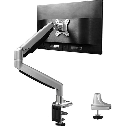 Myfurnideal Single Arm Monitor Stand for 13 to 32 Inch Screens Adjustable Computer Riser with Clamp, Hold up to 19.8lbs - Walmart.com