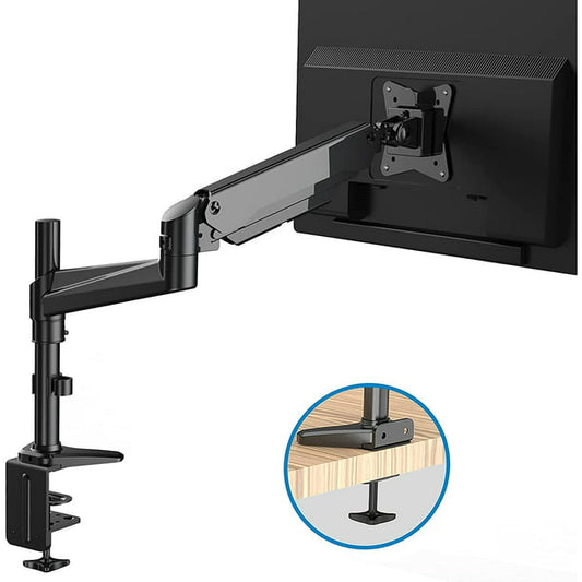 Myfurnideal Single Monitor Mount for 17-32 Inch Screen Adjustable Monitor Stand with Articulating Gas Spring Arm, Holds up to 17.6lbs - Walmart.com
