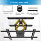 Full Motion TV Wall Mount for 37-80 Inch Flat Curved TVs, up to132 lbs