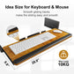 Electric Standing Desk with Keyboard Tray 48 x 24 inches Height Adjustable Gaming Sit Stand up Desk for Home Office Work