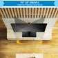 Desktop Swivel TV Stand Mount for 37-75" TVs with Height Adjustable Max 600x400mm