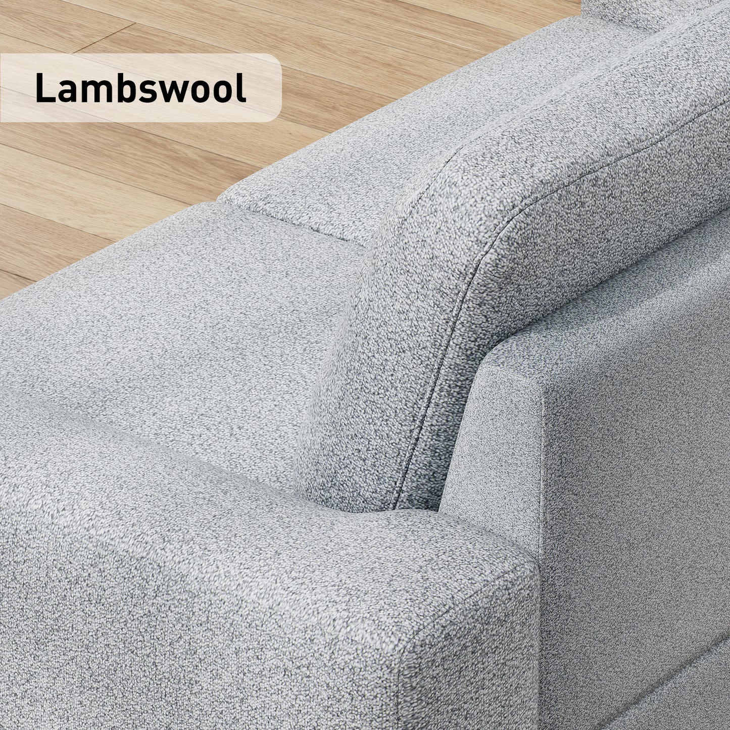 CHITOOMA 60'' Pull Out Sofa Bed Convertible Sleeper Couch with Charging Port, Upholstered Sectional Sofa with 2 Pillows, Reclining Sofas for Living Room, Light Gray
