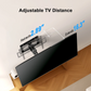 MountFTV Full Motion TV Wall Mount Bracket for 40–82 Inch Flat Curved TVs, 12″/16″ Wood Studs, Max 600 x 400mm, Holds up to 110lbs