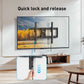 MountFTV Tilting TV Wall Mount Bracket for 37-82 inch Flat Screen TVs, Max 600x400mm Holds up to 132 lbs
