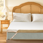 3 Inch Memory Foam Mattress Topper with Removable & Washable Bamboo-Rayon Cover, Twin XL, CertiPUR-US Certified