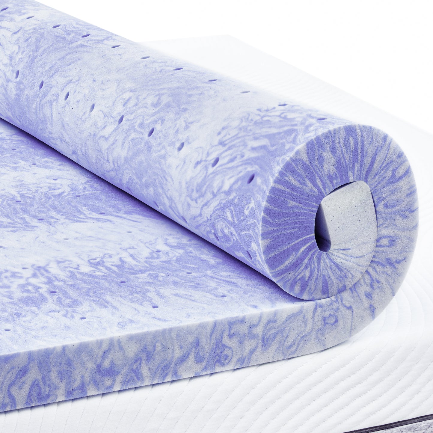 3 Inch Full Memory Foam Mattress Topper, Cooling Gel Infused Mattress Pad, Ventilated Bed Topper Full Size, CertiPUR-US Certified