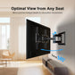 MountFTV Full Motion TV Wall Mount Bracket for 40–82 Inch Flat Curved TVs, 12″/16″ Wood Studs, Max 600 x 400mm, Holds up to 110lbs