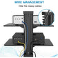 Floating AV Shelf Double Wall Mount Shelf - Holds up to 17.6lbs - DVD DVR Component Shelf - Perfect for Xbox, Projector, Wifi Router, Game Console and Cable Box