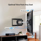 MountFTV Full Motion TV Wall Mount Bracket for Most 37-75 inch TVs with Dual Articulating Arms, Swivel, Tilt, Max 600x400mm, Holds up to 100 lbs