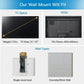 MountFTV TV Wall Mount for 26-60" TVs with Swivels & Tilting Max 400x400, Holds up to 70lbs