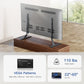 MountFTV Universal Table Top TV Stand for 22-65" Flat Screen with Height Adjustable Leg Stand Max 800x500mm, Holds up to 110 lbs
