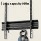 MountFTV Tilting TV Wall Mount for 26-55 inch, TV Wall Bracket Up to 15° Tilting, Max 400X400mm, Hold Up to 99 lbs