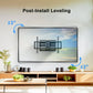 MountFTV Full Motion TV Wall Mount Bracket for 42-85 inches LED LCD OLED TVs,Max 600 x 400mm, Holds up to 132lbs