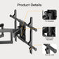 TV Wall Mount Full Motion for Most 37-75 Inch LED LCD OLED Flat Curved Screen, Wall Bracket TV Mount with Articulating Arms Swivel Tilt Leveling Holds up to 132lbs Max 600x400mm