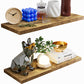 2Pcs/Set 24" Wood Wall Mounted Floating Shelves Storage Shelving For Living Room, Dining Room, Office, Bedroom