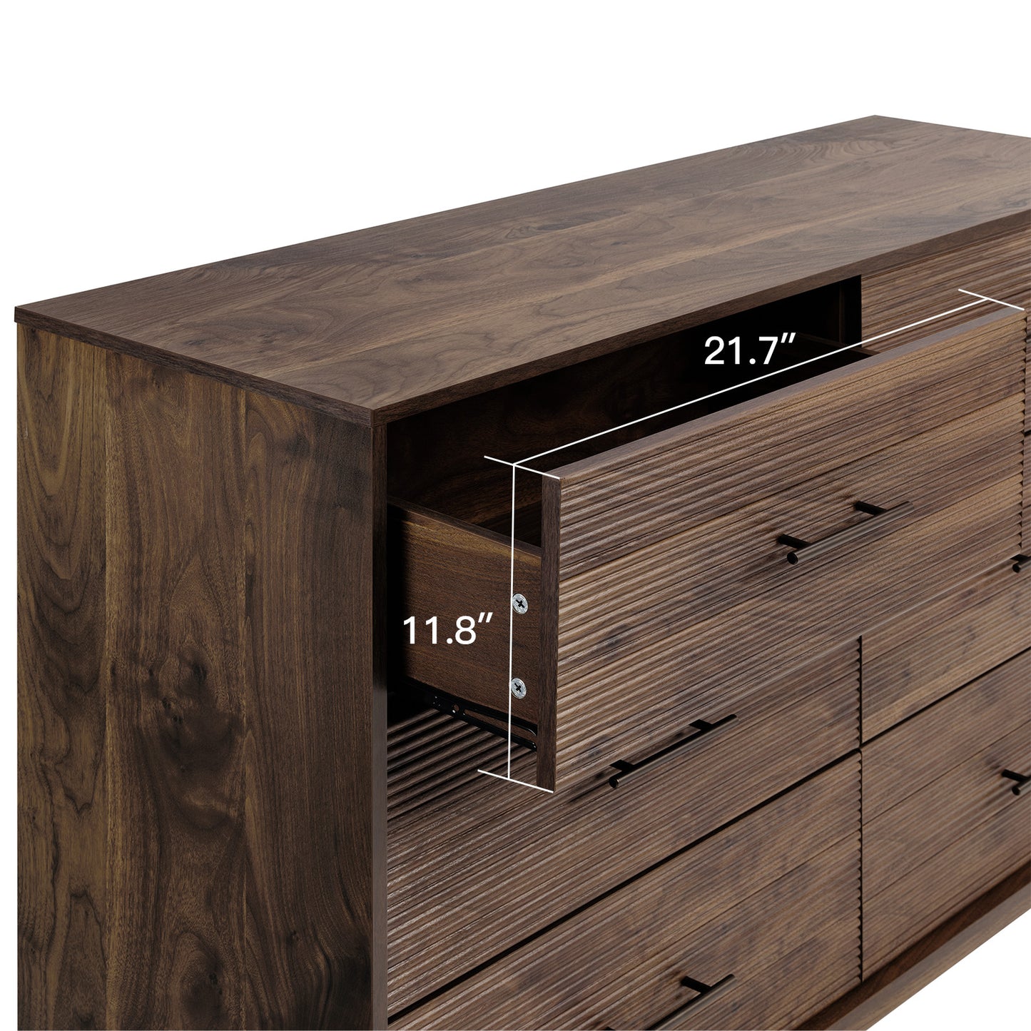 CHITOOMA 6 Drawer Dresser for Bedroom Modern Storage Tower for Closet, Hallway, Entryway, Nursery Room