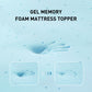 3 Inch Gel Cooling Memory Foam Mattress Topper with Removable & Washable Cover, CertiPUR-US Certified, King