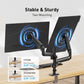 Dual Monitor Mount for 13-32 inch Screens, Adjustable Dual Monitor Arm with 180° Swivel
