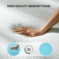 3 inch Non-Slip Design Gel Memory Foam Mattress Topper with Removable & Washable Cover for Cooling Sleep,Pressure Relief ,CertiPUR-US Certified - King - Walmart.com