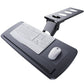 Keyboard Tray Under Desk 360° Rotating Ergonomic Sliding Keyboard & Mouse Tray, Height Adjustable