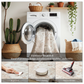 2'x3' Boho Runner Rug for Hallway, Machine Washable Stain Resistant Non-Shed Carpet, Runner Rug with Non-Slip Backing for Kitchen, Entryway, Bedroom, Laundry, Bathroom