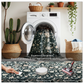 9'x12' Boho Area Rugs for Living Room, Machine Washable Area Rug with Non-Slip Backing, Stain Resistant Non-Shed Carpet for Bedroom, Dining Room, Dorm, Office