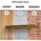 3 Sets Wall Mounted Floating Shelves, Storage Shelves, Perfect for Bedroom, Bathroom, Living Room and Kitchen Storage