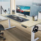Height Adjustable Electric Standing Desk, 48 x 24 Inches Sit Stand up Desk,Natural