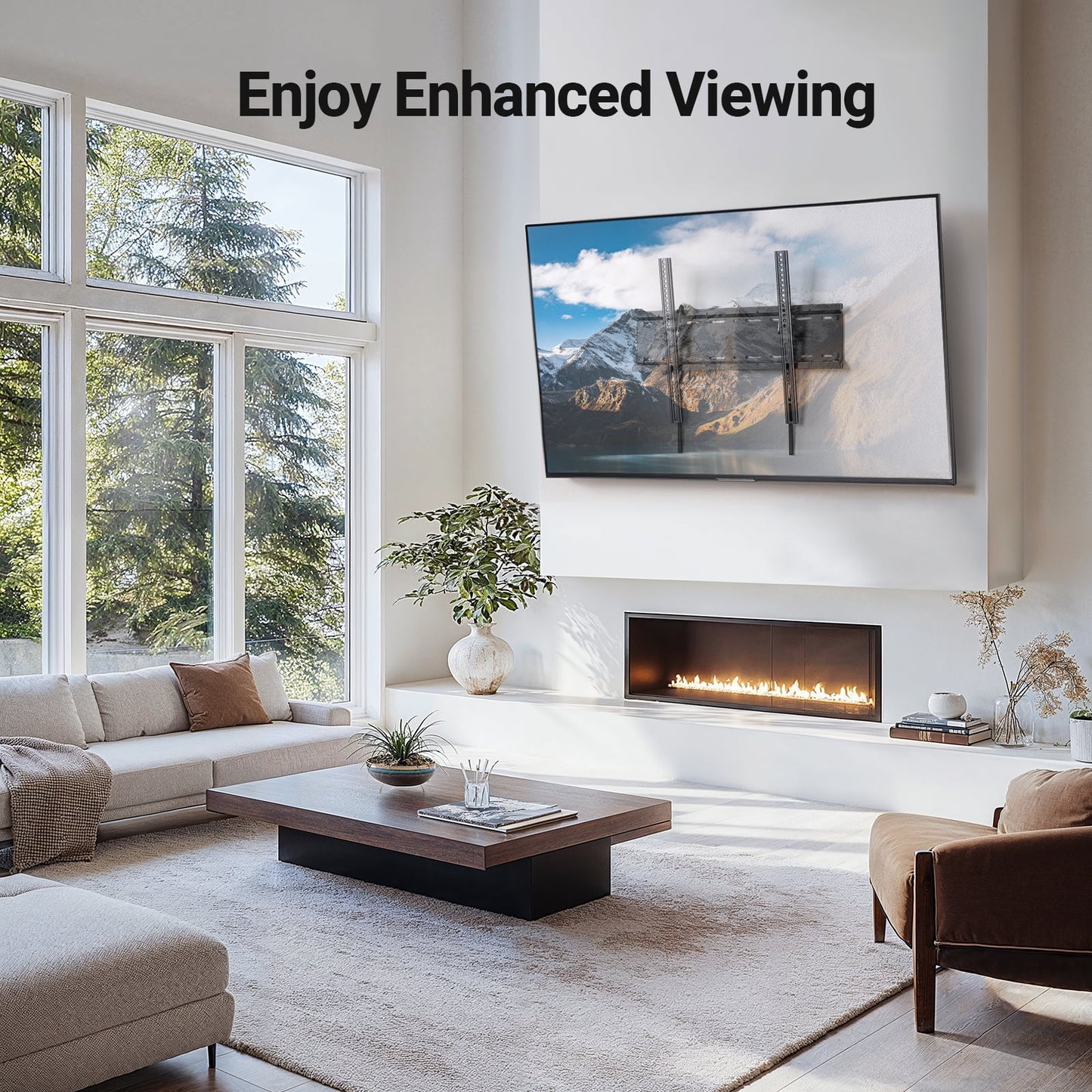 https://www.walmart.com/ip/MountFTV-Tilt-TV-Wall-Mount-Bracket-Fits-26-60-inch-TVs-Max-400x400mm-Holds-up-to-115lbs/10113863942?selected=true