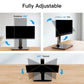 MountFTV Monitor Stand for 13-34 inch Screen, 5 Height Adjustable, Swivel Desk Monitor Stand Riser, Holds up to 44lbs
