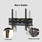 MountFTV Tilting TV Wall Mount for 26-65 inch, TV Wall Brackets Up to 15° Tilting, Max 400x400mm, Hold Up to 99 lbs