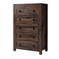 CHITOOMA 5 Drawer Dresser for Bedroom Modern Storage Tower for Closet, Hallway, Entryway, Nursery Room