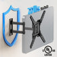 MountFTV Full Motion TV Wall Mount Bracket for 26-65 inch TVs, Max 400*400mm, Holds up to 77 lbs, 12"/16" Wood Studs（复制）