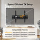 MountFTV Tilting TV Wall Mount for 26-65 inch, TV Wall Brackets Up to 15° Tilting, Max 400x400mm, Hold Up to 99 lbs