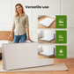 CHITOOMA 4 inch Tri Folding Memory Foam Mattresses with Removable & Washable Cover, Twin