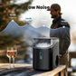 Philergo Nugget Ice Maker Countertop, WiFi Pebble Ice Machine with Timer and Self-Cleaning Function, 35 lbs/24 Hrs for Home, Kitchen, RV, Camping, Black