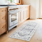 2'x6' Washable Runner Rug with Non-Slip Backing for Hallway, Kitchen, Entryway, Bedroom, Laundry, Bathroom