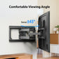 MountFTV Full Motion TV Wall Mount Bracket for 42-85 inches LED LCD OLED TVs,Max 600 x 400mm, Holds up to 132lbs