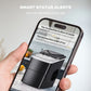 Philergo Smart Countertop Ice Maker with APP Control, 9Pcs/6Mins, 26lbs/24Hrs, 2 Ice Cube Sizes, Portable Bullet Ice Maker Self-Cleaning, Quiet Ice Maker Machine for Home KitcherOffice RV, Black