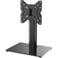 MountTV Universal Tabletop TV Stand for 19-39 inch TVs Monitor, Height Adjustable with Tempered Glass Base, Max 200x200mm