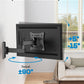 MountFTV Full Motion TV Wall Mount Brackets for 13-32 Inch TVs, 360° Rotation TV Mount Max 100x100mm, Hold up to 33 LBS