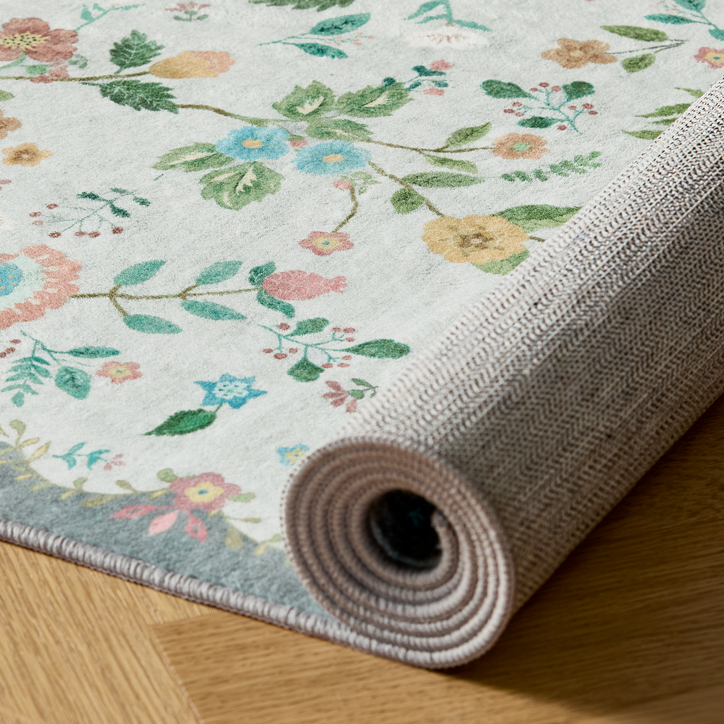 6'x9' Boho Area Rugs for Living Room, Machine Washable Area Rug with Non-Slip Backing, Stain Resistant Non-Shed Carpet for Bedroom, Dining Room, Dorm, Office