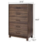 CHITOOMA 5 Drawer Dresser for Bedroom Modern Storage Tower for Closet, Hallway, Entryway, Nursery Room