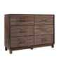 CHITOOMA 6 Drawer Dresser for Bedroom Modern Storage Tower for Closet, Hallway, Entryway, Nursery Room