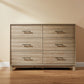 CHITOOMA 6 Drawer Dresser for Bedroom Modern Storage Tower for Closet, Hallway, Entryway, Nursery Room