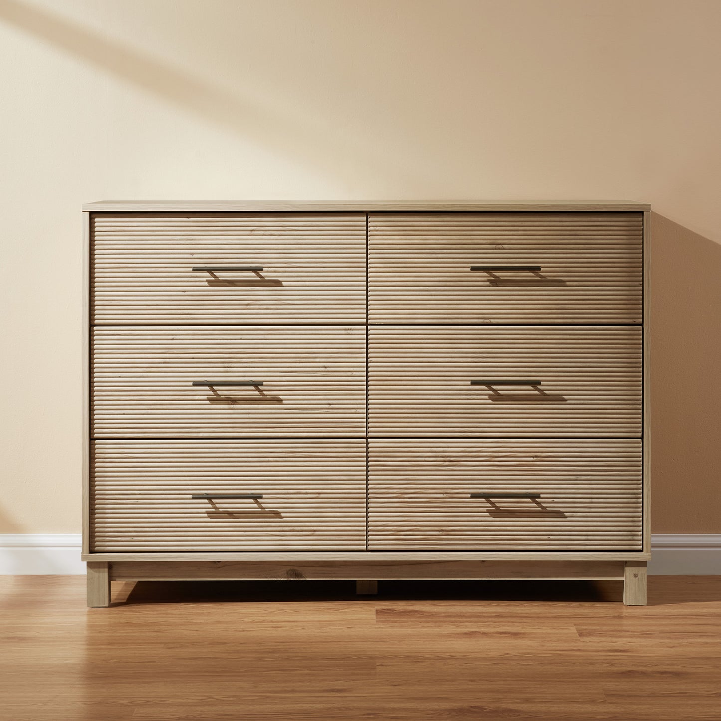 CHITOOMA 6 Drawer Dresser for Bedroom Modern Storage Tower for Closet, Hallway, Entryway, Nursery Room
