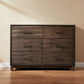 CHITOOMA 6 Drawer Dresser for Bedroom Modern Storage Tower for Closet, Hallway, Entryway, Nursery Room