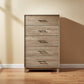 CHITOOMA 5 Drawer Dresser for Bedroom Modern Storage Tower for Closet, Hallway, Entryway, Nursery Room